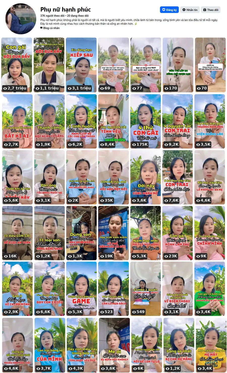 Ảnh kênh Phụ nữ hạnh phúc